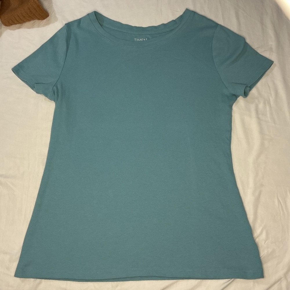 Timex Women's Teal Crewneck Short-Sleeve Tee